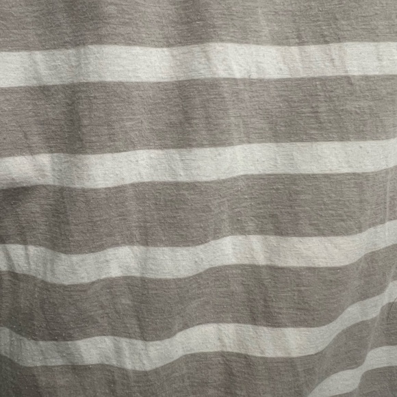 Lolë Montréal Striped Dress - Size Medium (Gray & White) - Picture 4 of 6
